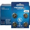 Renata CR2032, 2032 Batteria Bottone Litio 3V (10 x Set da 4) - 40 Pile