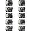 Savento 10 piastre di ricarica per batteria agli ioni di litio, modulo di ricarica LiPo, modulo di ricarica USB C, TP4056 C, scheda USB 5 V 1 A, modulo di protezione di ricarica nero, per progetti fai