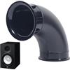 Generic Tubo porta altoparlante - Tubo guida curvo per altoparlante, tubo subwoofer Bass Reflex, tubo di sfiato per altoparlanti da 12,7 a 30,5 cm