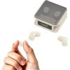 Xmenha Auricolari invisibili Mini Sleep Wireless Bluetooth Piccoli Auricolari Invisibili Cuffie più piccole Micro Piccoli Nascosti Nascosti Discreti Auricolari Per Lavoro Dormire Side Sleeper