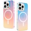 DEVASO Custodia Magnetica per iPhone 16 Pro Max, Traslucida, Iridescente | Compatibile con MagSafe, Custodia Smerigliato Colorata Smerigliato Antiurto Sottile Silicone TPU Anti-Impronte Case