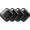 Luckice Tracker Android Smart Tag, tracker Bluetooth compatibile con Google Find My Hub App (solo Android), localizzatore anti-smarrimento per chiavi, valigie, zaini, borse e altro ancora, nero, confezione da