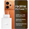 realme P4 Power Smartphone 8+256GB Orange | Batteria 10001mAh, ricarica rapida 80W, display 6,8, 144Hz, fotocamera 50MP, Dimensity 7400 Ultra, IP69