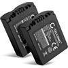 CELLONIC 2x Batteria compatibile con Leica D-LUX 2, 3, 4, V-LUX 1, BP-DC5