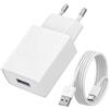 Astraveo Universale Alimentatore di Rete 5V 2A con Porta USB-C e Cavo Tipo C 1,5M | Compatibile con smartphone, auricolari, Android, iP-hone, Ho-nor, Sam-sung Ga-laxy, Xiao-mi, H-uawei