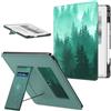 MoKo Custodia con Supporto per Kindle Scribe 11(2025,3a gen.),Forest.Verd. | per Scribe Colorsoft (2025, 1a gen.), [Portapenne integrato] Custodia Sottile in pelle PU con Auto Sonno/Sveglia