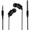 Gettimore Auricolari in-ear con cavo lungo 3 metri, con bassi potenti e suono stereo per un maggiore divertimento audio (nero)