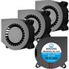 WINSINN 4020 - Ventilatore a ventola, 40 mm, 24 V, doppio cuscinetto a sfera, 40 x 20 mm, senza spazzole turbina turbo ad alta velocità (confezione da 4 pezzi)