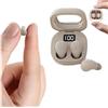 Xmenha Piccole cuffie invisibili per il sonno, senza fili, Bluetooth nell'orecchio, cuffia Sleep Earbuds Headphones, per dormire sul lato, auricolari Bluetooth per piccole orecchie