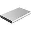 GSwReJ Disco Rigido Esterno Portatile da 1 TB da 25 Pollici USB 3.0 Compatibile con Tablet e dispositivi Plug And Play in Metallo(Silver)