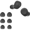 kwmobile 6x Auricolari di ricambio compatibile con Sony WF-C710N Gommini sostitutivi in Silicone - 3 Misure - grigio scuro