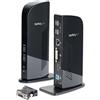 StarTech.com Docking station USB 3.0 a doppio monitor con HDMI e DVI/VGA, hub USB-A a 6 porte, GbE, Audio - Dock universale Tipo-A per laptop - Windows/macOS/ChromeOS (USB3SDOCKHD)