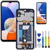 HQB-STAR per Samsung Galaxy A14 5G A146U Schermo di Ricambio Display LCD Touch Screen per Samsung Galaxy A14 5G A146U Digitizer Assembly parti con strumenti (con telaio)