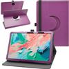 MAMA MOUTH compatibile con TCL NXTPAPER 11 Gen 2 Custodia,Cover in pelle PU a rotazione a 360°per TCL TAB 11 Gen 2 da 11 pollici Tablet,colore viola