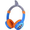 JBUNION Cuffie per Bambini a Forma di Dinosauro, Cuffie Wireless e Cablate con Limitazione Volume 85dB, Microfono Integrato, Archetto Regolabile, Cuffie per Tablet e Aereo