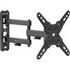 Techly 620775 Supporto a Muro Universale 3 Snodi per TV LED-LCD 13-43 Nero Nero