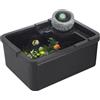 Generic acquario con filtro e luce, acquario paesaggistico per tartarughe, antico idroponico acquari con pompa USB e luce per Reef gamberetti Betta decorazione desktop