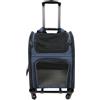 Deurqund Zaino per gatti con trolley - Zaino portatile per animali domestici con ruote a 360°, scomparto espandibile, fino a 15 kg, per piccoli animali, cani e gatti