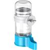 Pawfly Distributore d'acqua per uccelli, abbeveratoio automatico in plastica per gabbia, blu, per parrocchetti, calopsitte, pappagallini ondulati & inseparabili (non adatto per l'alimentazione)