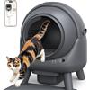 FEELNEEDY Lettiera Gatto Autopulente, FEELNEEDY Lettiera Automatica Per Gatti 65L | Anti.Trappola/Triplo Anti-Odore/Sicurezza/Controllo Da APP/Facile Da Pulire e Montare, ldeale per Multi Gatti (1-8kg )