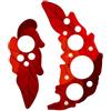 TEMOOUES Grape Leaf Shape Guitar Scratch Plate Sound Hole Decal Sticker Acoustics Guitar Pickguard Sound Hole Covers Parte Adesivo Acustica Scratch Plate