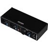 Arturia - MiniFuse 2 - Interfaccia audio e MIDI USB compatta, con pacchetto di software creativo di alta qualità per la registrazione, la produzione, i podcast e la chitarra - Nero