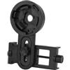 Lurrose Adattatore per Telefono Telescopio per Binocolo e Cannocchiale | Plastica Nera, Facile da Usare e Leggero, per Smartphone 55-98mm e Diametro 26, 4-46, 4mm Stile Casuale