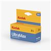 Kodak ULTRA MAX 400 Rullino, Confezione da 3 pezzi | Pellicola ISO 400 da 35 mm con 24 esposizioni e quantità da 3 per condizioni di scarsa illuminazione