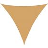 vidaXL Vela Parasole 160 g/m² Triangolare Sabbia 4,5x4,5x4,5 m in HDPE