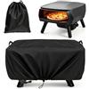 SKJJM Copertura per Forno per Pizza, Copertura per Cozze 90347 XXL 17 Forno per Pizza a Gas, Tessuto Oxford 420D Impermeabile e Resistente Alle Intemperie con Cordino Regolabile (62 x 62 x 28 cm)