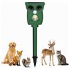 VINDENI Repellente per Gatti, IP54 Dissuasore per Piccioni, Ultrasuoni per Piccioni | Dissuasore per Gatti, Repellente Piccioni Solare, con Flash LED, Adatto a Cani, Uccelli, Furetti, Volpi e Topi