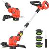 ThagBrco Tagliabordi senza fili compatibile con batteria Milwaukee da 18 V, tagliabordi da giardino con diametro di taglio di 25 cm, tagliabordi elettrici, diserbanti, prato e giardino (senza batteria)