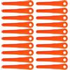 Chuancheng Confezione da 20 lame in plastica per testine Stihl Weed Eater Blade Polycut 6-2, 6-3, 7-3, Polycut 28-2, 48-2, 47-3