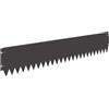 vidaXL Bordura per Prato 10 pz 103 x 20 cm Acciaio Nero