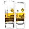 Dortmund Borussia Dortmund BVB Skyline - Bicchiere da liquore (2 pezzi)