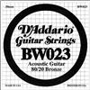 D'Addario BW023 - Singola corda avvolta in bronzo per chitarra acustica, .023