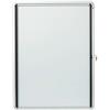 Nobo Bacheca Magnetica per Esterno con Serratura, 9 x A4, Gamma Premium Plus, Bianco, 1902580