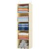 Lifewit Organizer Armadio Appendere con 5 Ripiani, 102 cm, Beige | 2 Ganci Robusti, Ripiani per Armadio Interno, Organizzatore Pieghevole, Contenitori per Vestiti