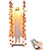 Generico Swingings Swinging Ghost | Light Up Spooky Ornaments With Remote Control | | Halloween Ghost Swing Decor For Indoor Outdoor Tree Yard Garden Terrace Patio Porch Home Swinging Ghost | Light Up Spooky Orn