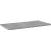 Générique Pannelli per libreria, 4 pezzi, grigio cemento, 60 x 30 x 1,5 cm | Legno di ingegneria, facile pulizia, sostituzione scaffale, richiede supporti non inclusi