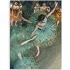 XCPORA Poster di Edgar Degas 《 Ballerino Verde 》 Quadro su Tela Edgar Degas Wall Art Edgar Degas Stampe Edgar Degas Picture for Home Wall Decor 50x70cm Senza Cornice