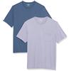 Amazon Essentials Uomo T-Shirt Girocollo con Tasca a Maniche Corte
