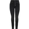 ONLY - Onlhush LW Skinny Button Fly DNM, Onlhush LW Skinny Button Fly DNM Donna