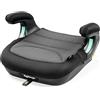 Peg Perego PEG Viaggio Shuttle Seggiolino Auto, Rialzo Auto con ISOFIX per Bambini da 125 a 150 cm (6-12 anni), 22-36 kg, Crystal Black