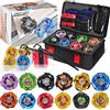Dezawrty Set trottole battle kids, 12 trottole in scatola, giochi all'aperto