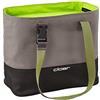 cloer Borsa Termica Lunch Care System, per Fino a 3 contenitori per Il Pranzo, Funzione Isolante, Logo Riflettente, Verde, 9 Litri