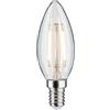 Paulmann 28683 Lampadina LED filamento a candela 2,6 Watt lampadina chiaro 2700 K bianco caldo E14