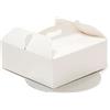 Decora 0340106 DECORA - SCATOLA TORTA 26 X 26 X 10 H CM CON CAKE BOARD Ø CM 25 X H 3M
