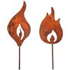 Rayher Fiamme Metallo D'Appuntare, Rame, 5X13Cm, 2 Design, Bu.Blis.2Pz, 46553638