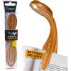 Gifts for Readers & Writers Thinking Gifts Flexilight LED 2 in 1 - Legno | 2 batterie incluse, luce da lettura a clip, segnalibro 2 in 1, piccola, leggera e luce soffusa